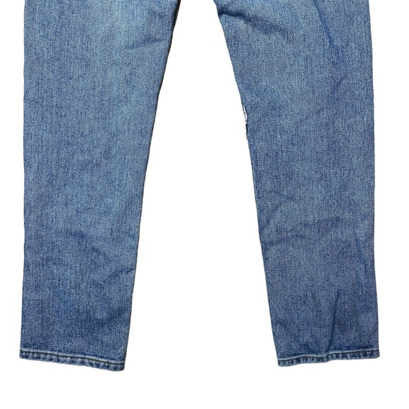 Vintage Levi’s Men’s 505 Medium Wash Patch Work Straight Leg Jeans - Picture 9 of 9